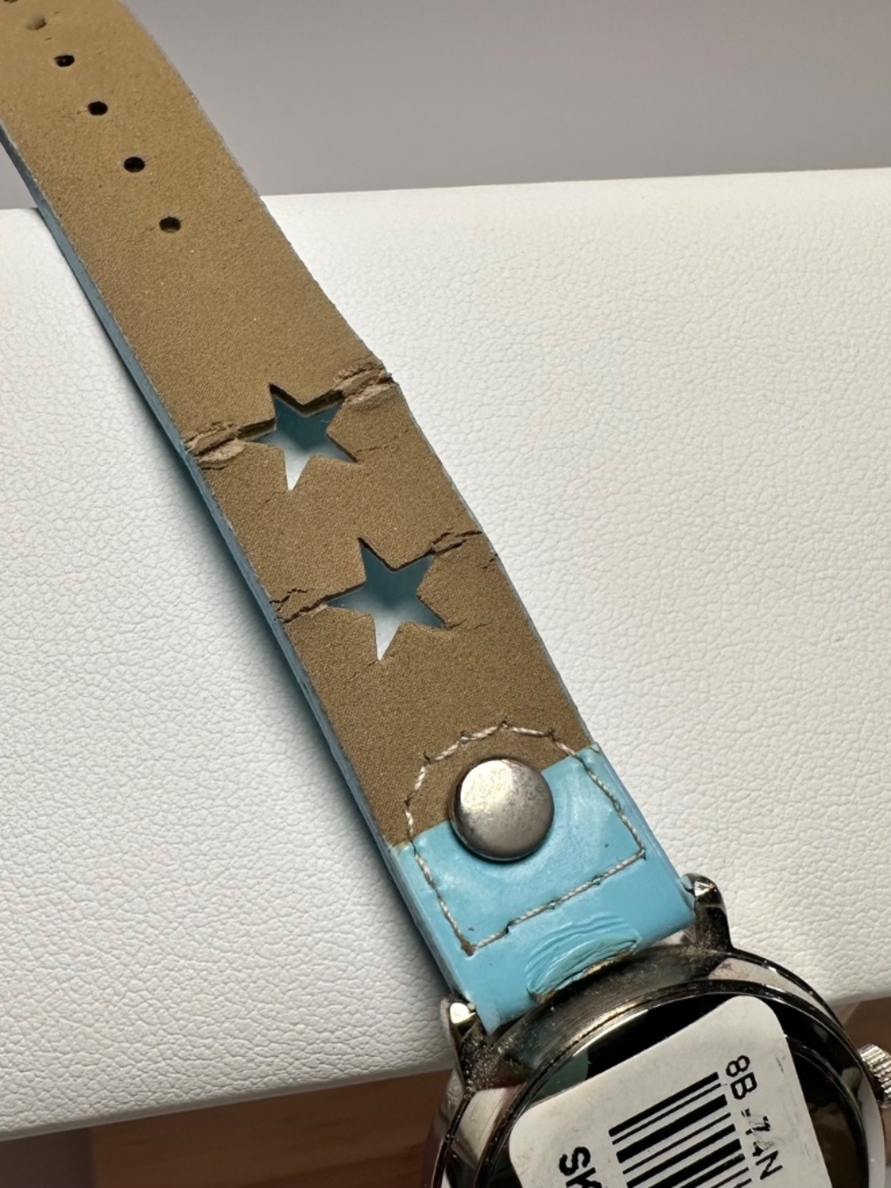 Y2K Angel Watch Blue Star Strap | New Old Stock | Never Worn w/ Tag - Picture 5 of 8